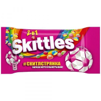 Конфеты жевательные Skittles в глазури 2 в 1