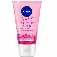 Мицеллярный гель + розовая вода Nivea Visage Make Up Expert