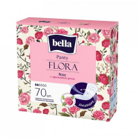 Прокладки ежедневные Bella Panty Flora с ароматом розы 70 шт