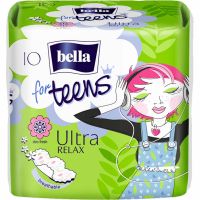 Прокладки супертонкие гигиенические Bella for teens Ultra RELAX 10шт