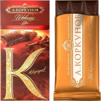 Шоколад А.Коркунов горький 55%