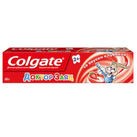 Зубная паста COLGATE Детская Доктор Заяц вкус Клубники